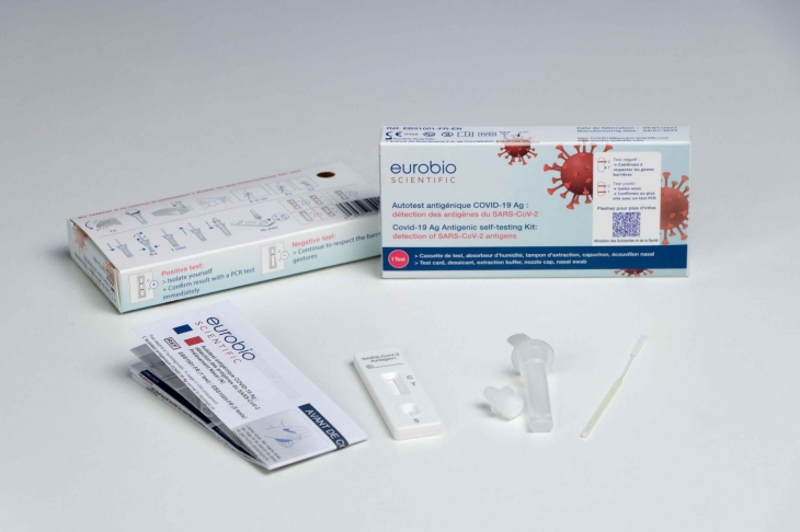 Appearance of SARS-CoV-2 Rapid Test Kit