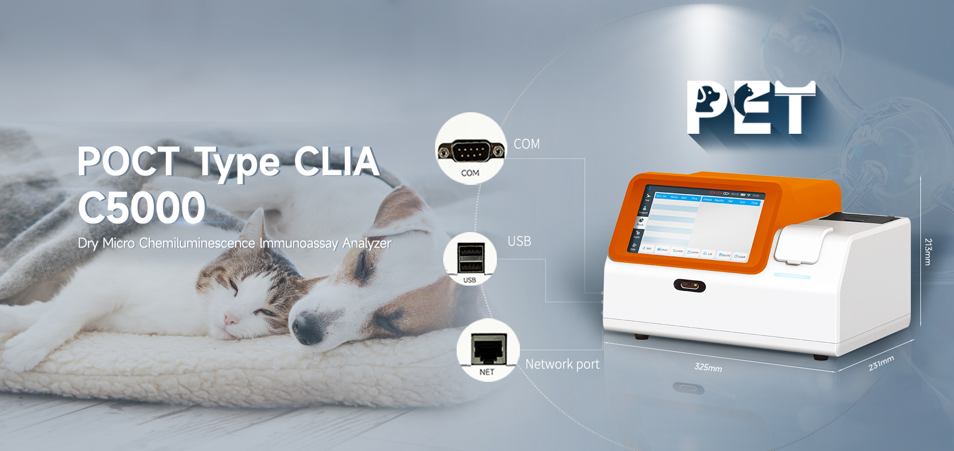 CLIA system for veterinary