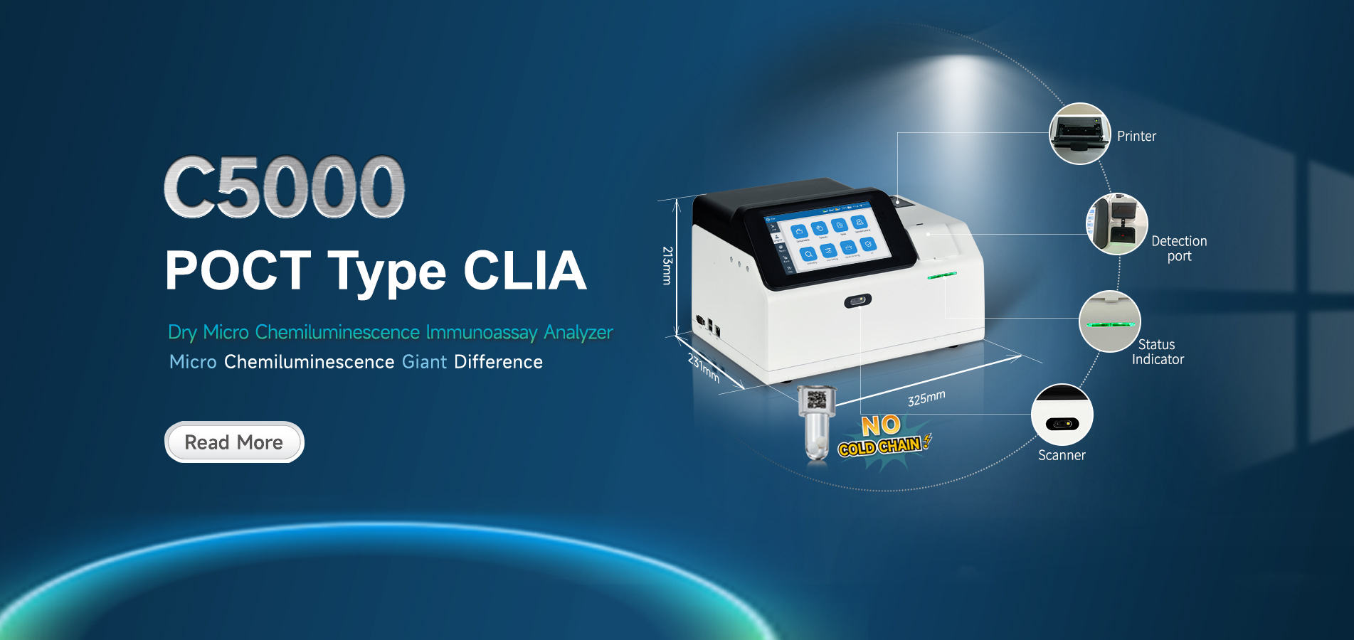 C5000 Chemiluminescence Immunoassay Analyzer