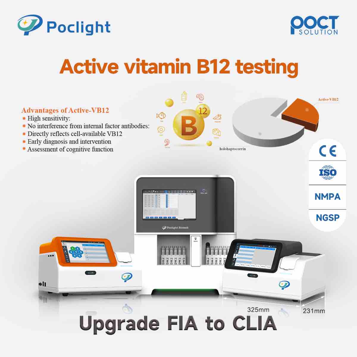 What is the difference between B12 and active B12 blood tests?
